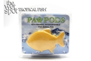 Paw Pods Eco-Friendly, Biodegradable Fish Burial Pod